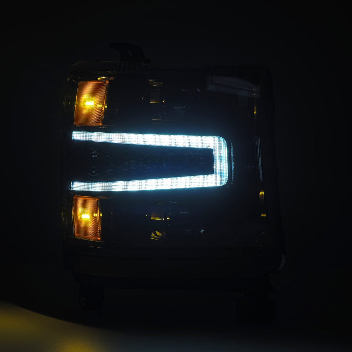 AlphaRex LUXX-Series LED Projector Headlights for Chevrolet Silverado 1500 - Alpha-Black