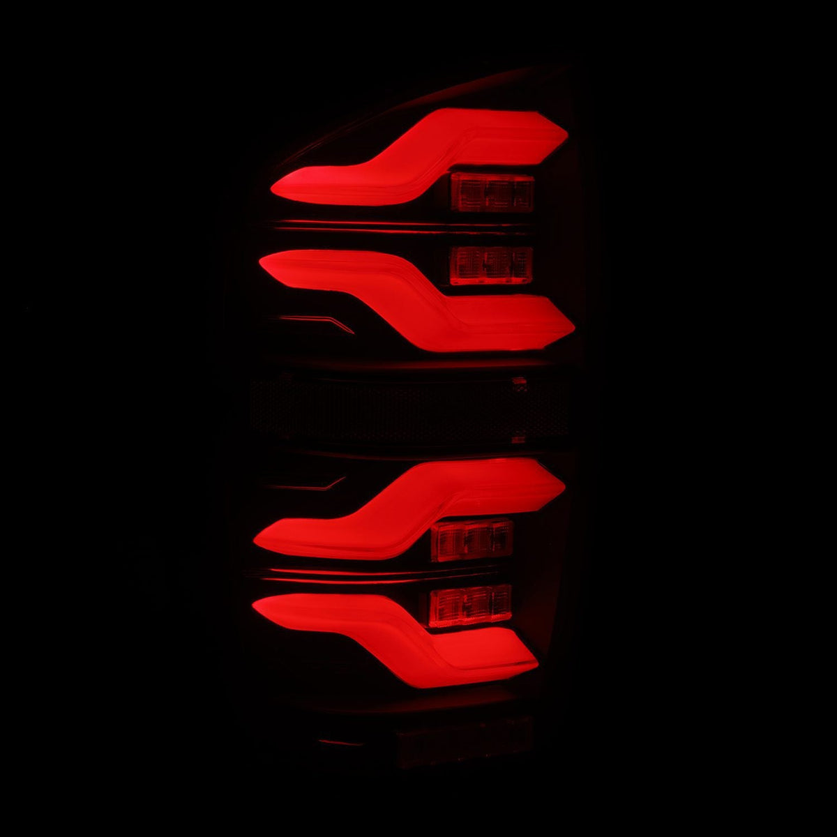 AlphaRex LUXX-Series LED Tail Lights for Toyota Tacoma - Black Smoke