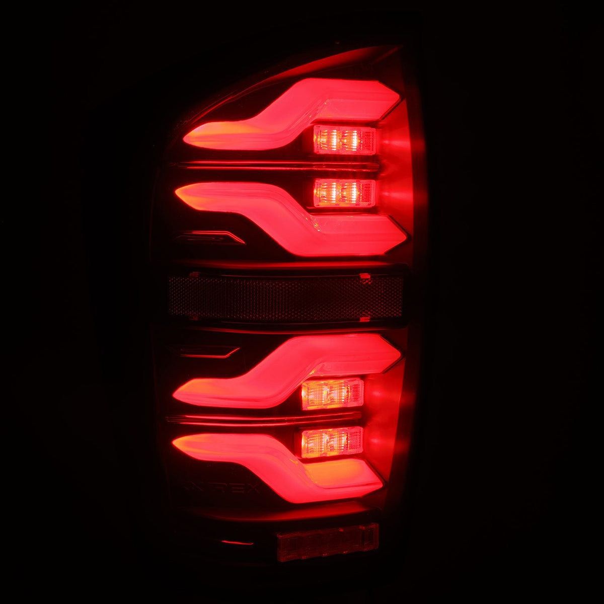 AlphaRex LUXX-Series LED Tail Lights for Toyota Tacoma - Black Smoke