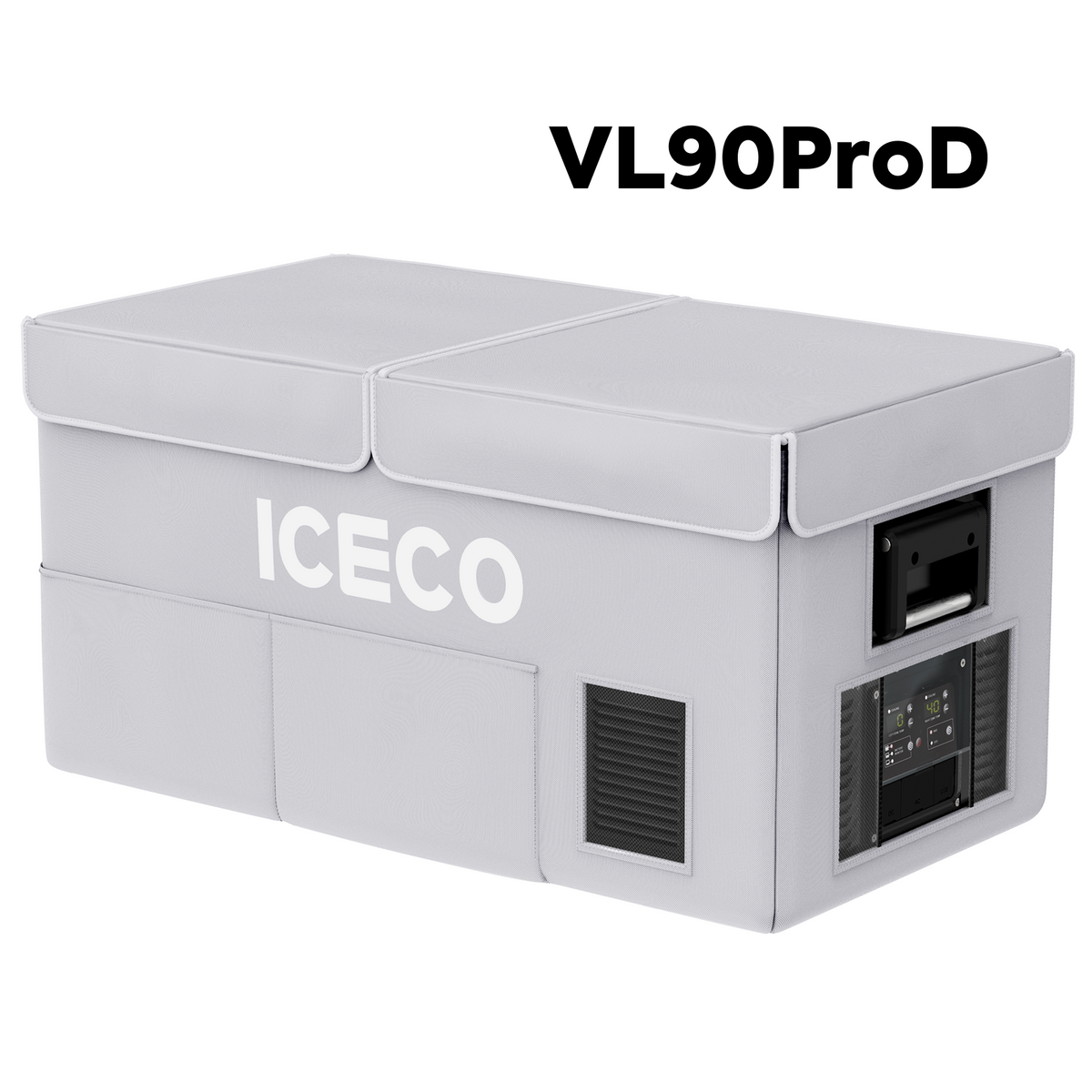 ICECO VL90ProD cover on fridge