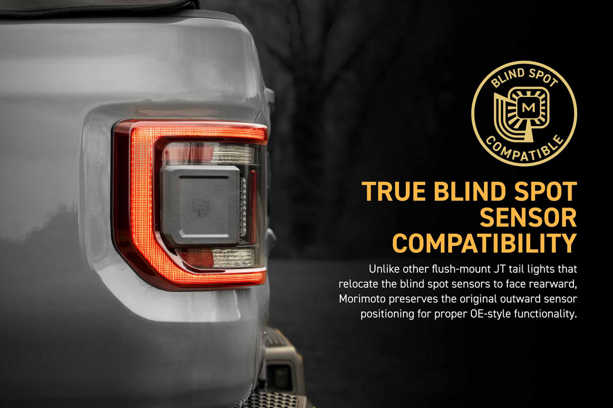 Morimoto Jeep Gladiator JT (20-26) XB LED Low Profile Tail Lights (Smoked)