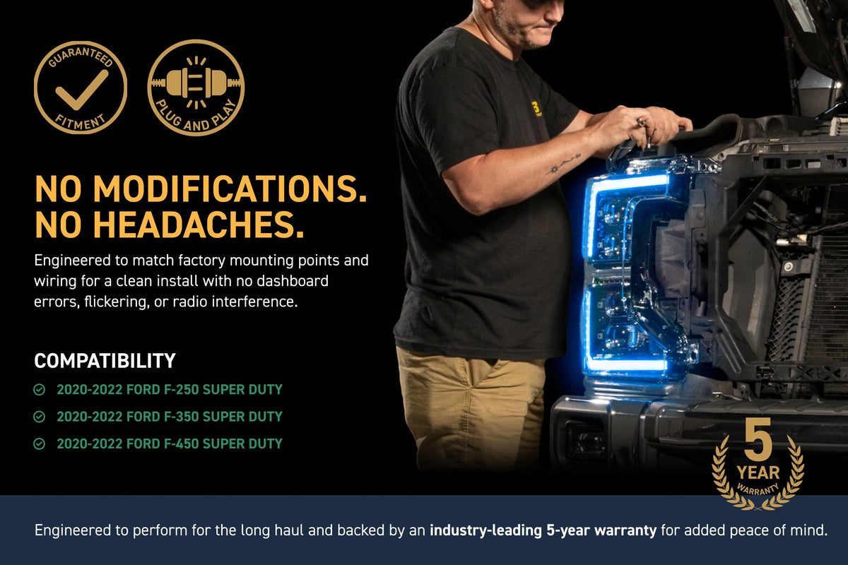 Morimoto Ford Super Duty (20-22) XRGB Evo LED Headlights