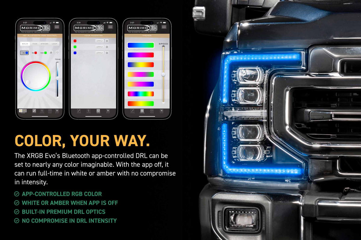 Morimoto Ford Super Duty (20-22) XRGB Evo LED Headlights
