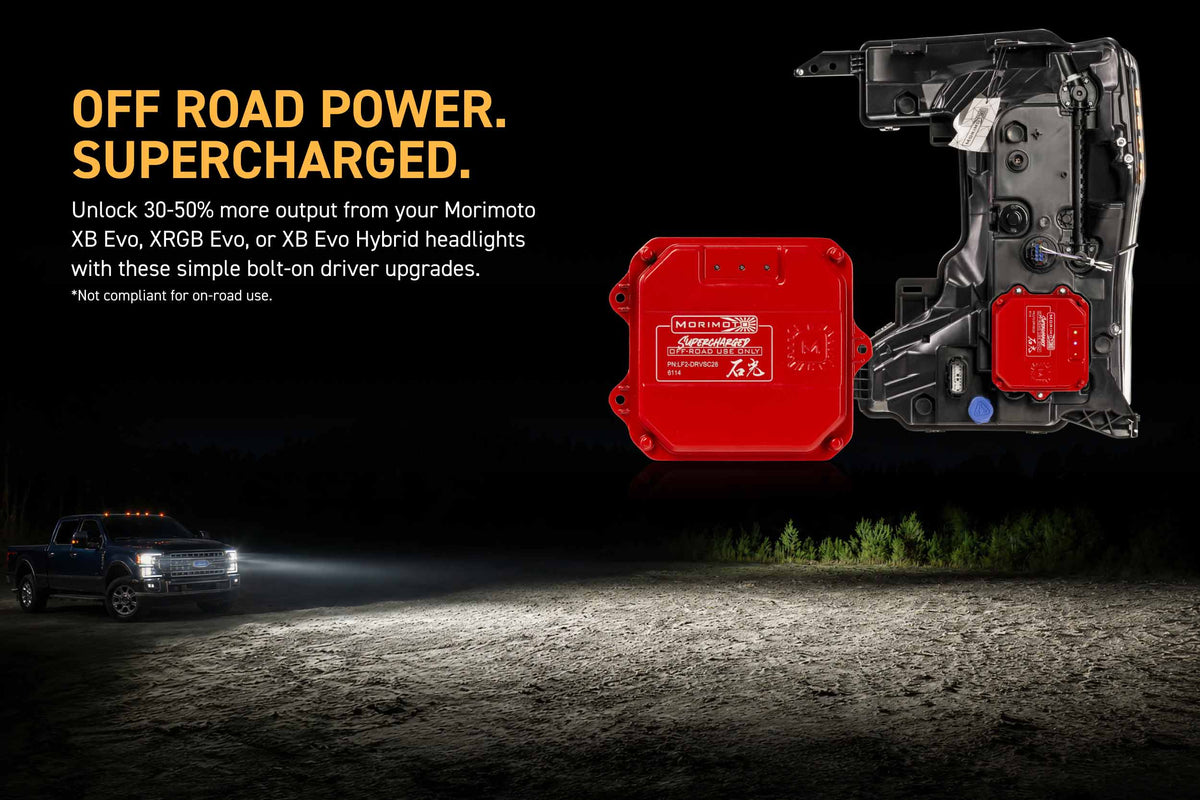 Morimoto Supercharged Drivers 20-22 Ford Super Duty XB Evo