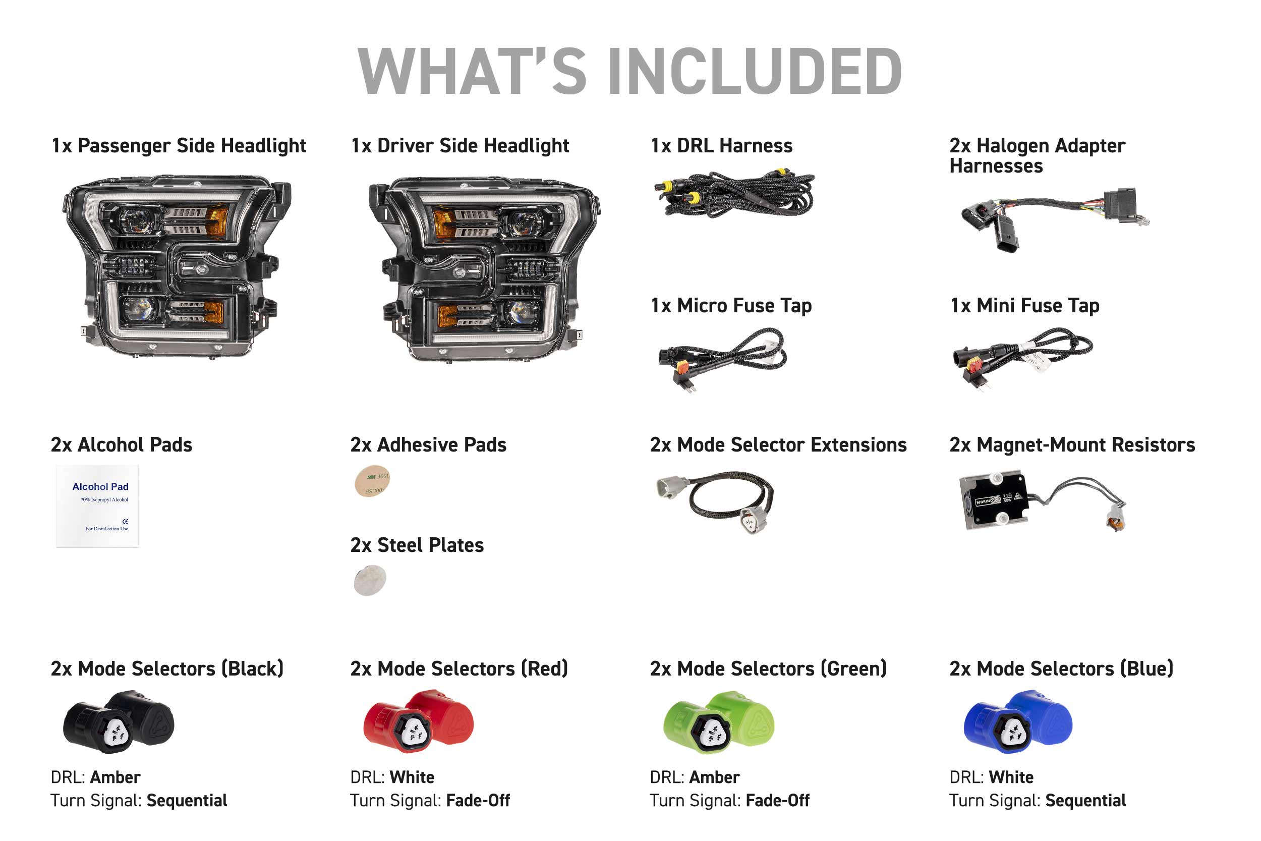 Morimoto Ford F-150 (15-17) XB Evo LED Headlights