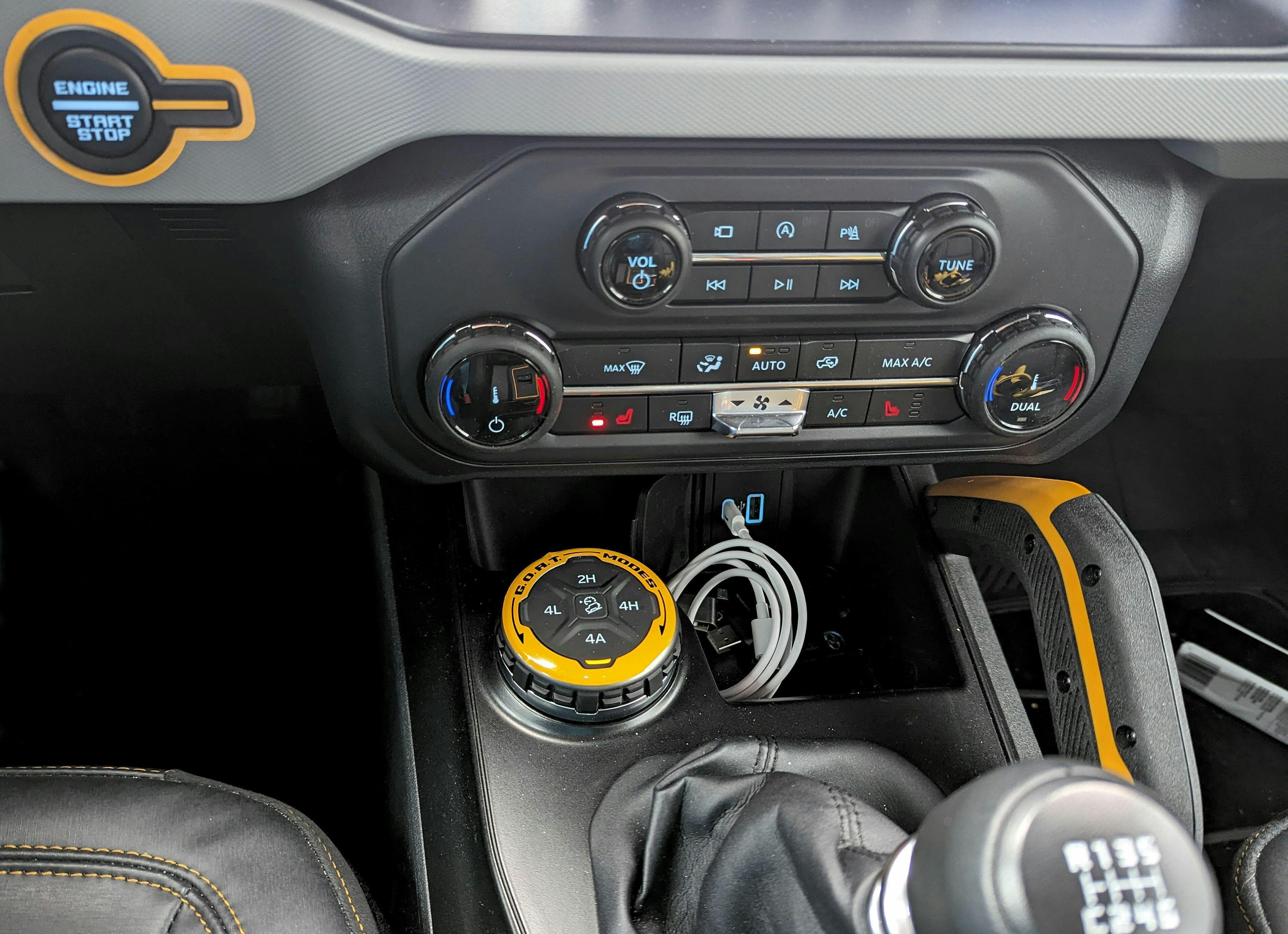 GOAT Mode Dial Ring Overlay V1 - 2021+ Bronco