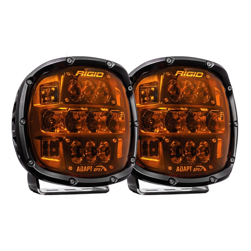 RIGID Adapt XP LED Light Pair with Amber PRO Lens