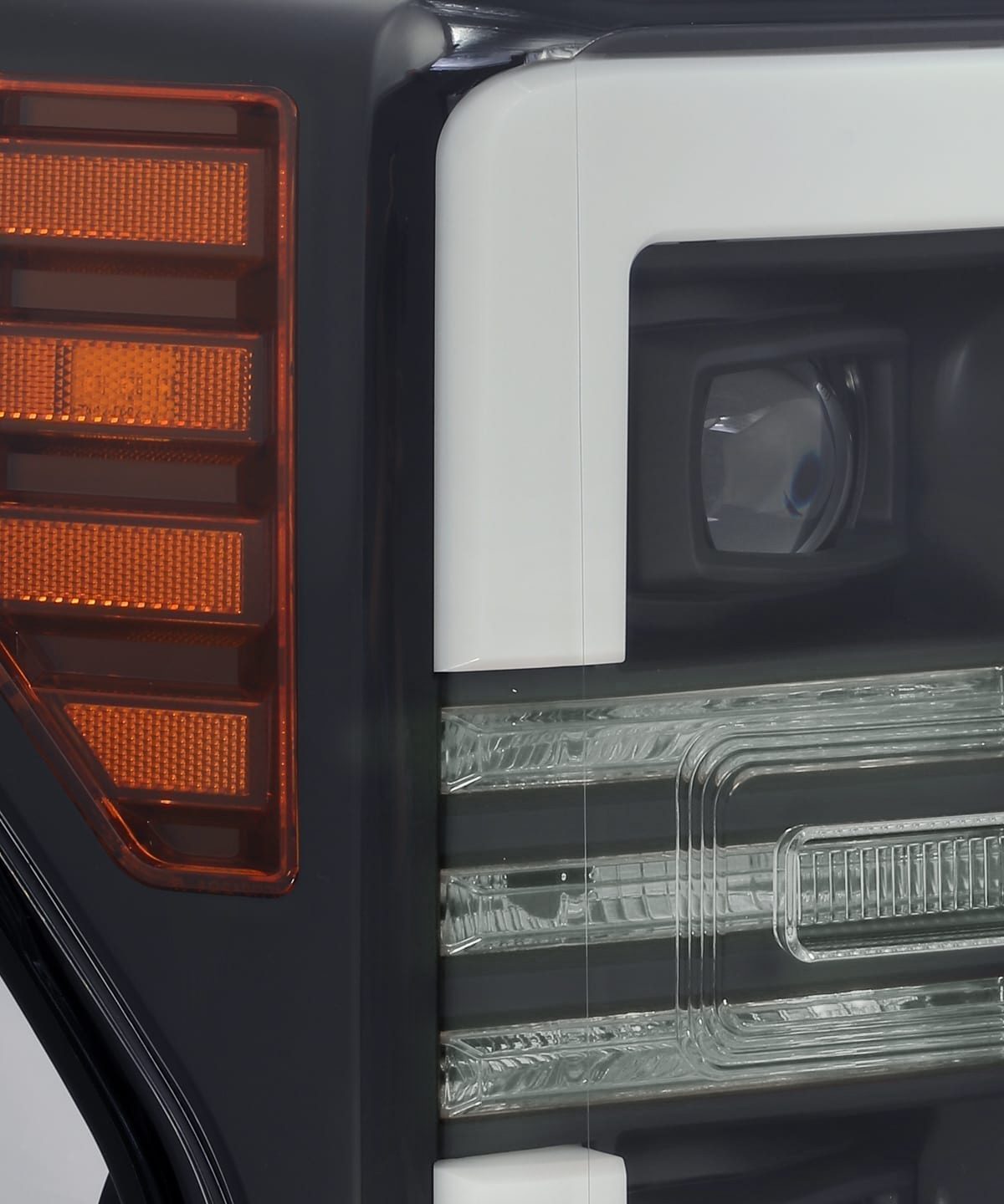 AlphaRex PRO-Series Halogen Projector Headlights for Ford Super Duty - Black
