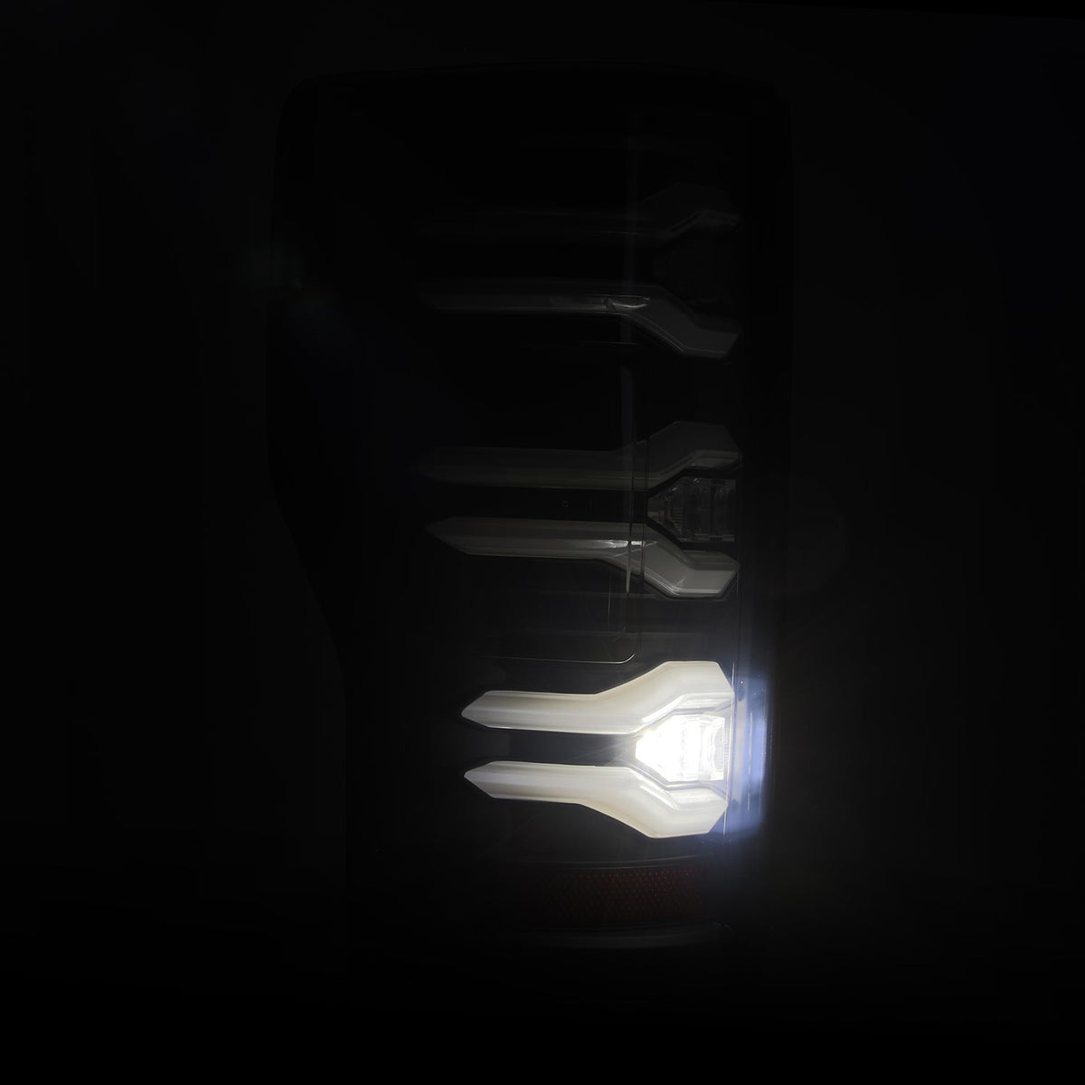 AlphaRex LUXX-Series LED Tail Lights (Without BLIS) for Ford Super Duty (2017-2022)