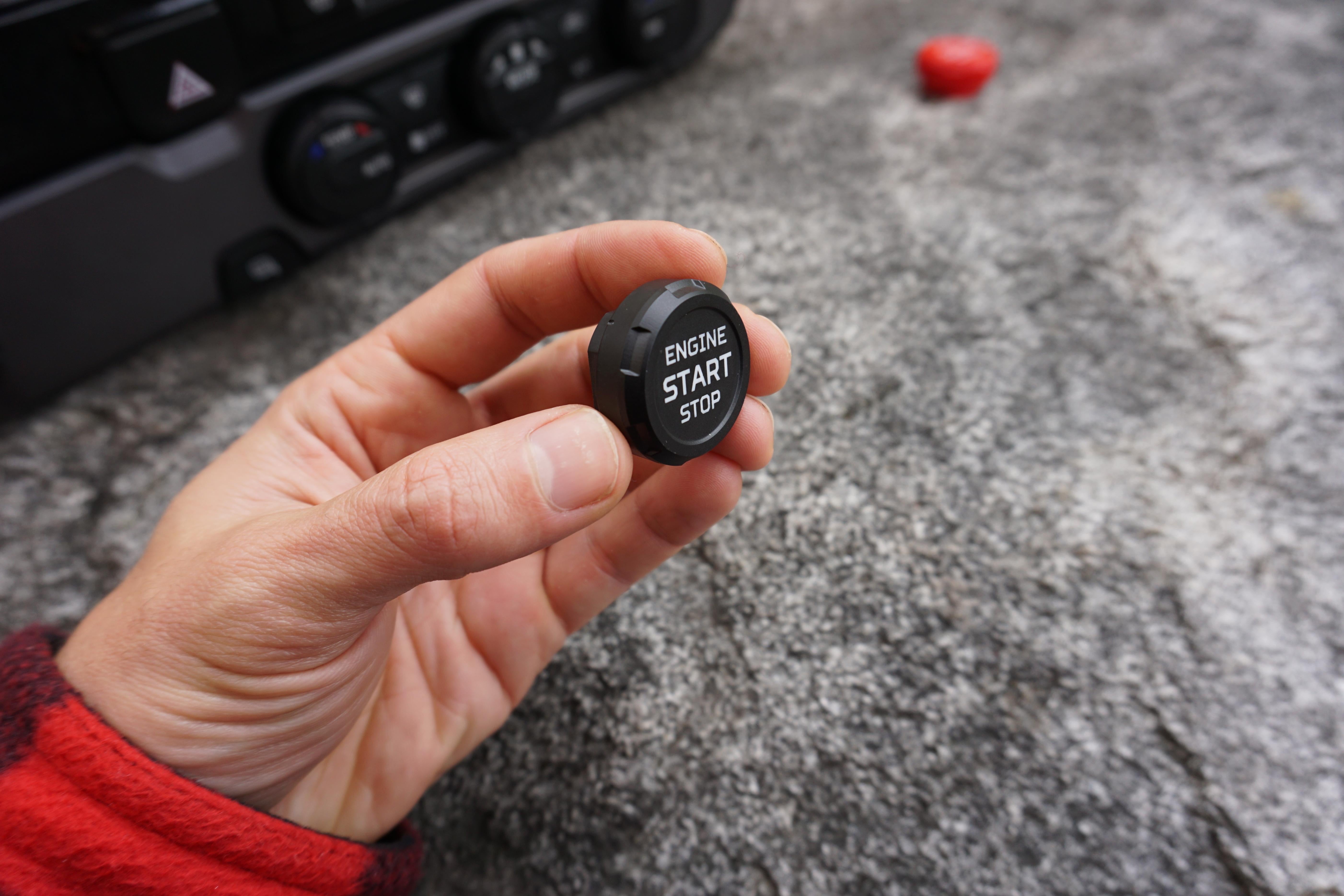 Push Start Button (2016-2023 Tacoma / 2020-2021 Tundra) - BLACK