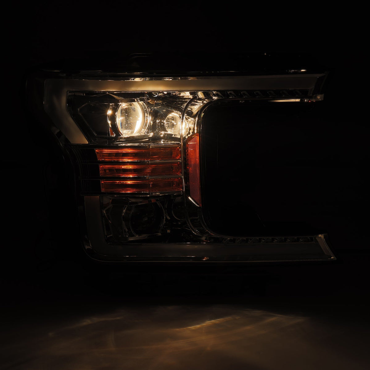 AlphaRex LUXX-Series LED Projector Headlights for Ford F-150 - Chrome
