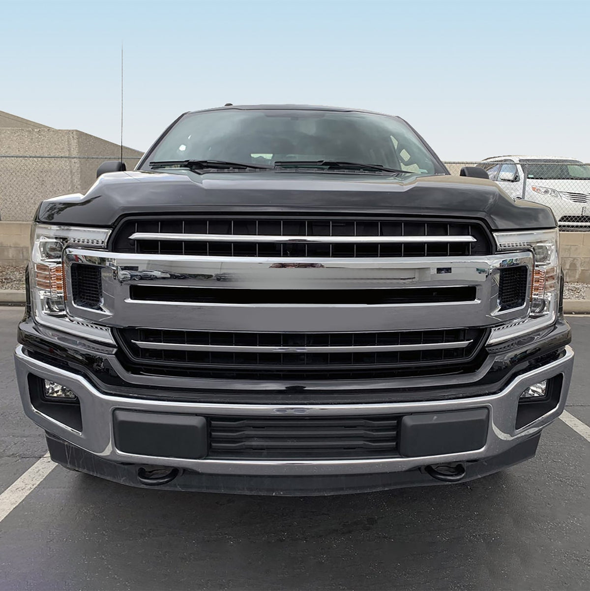 AlphaRex LUXX-Series LED Projector Headlights for Ford F-150 - Chrome