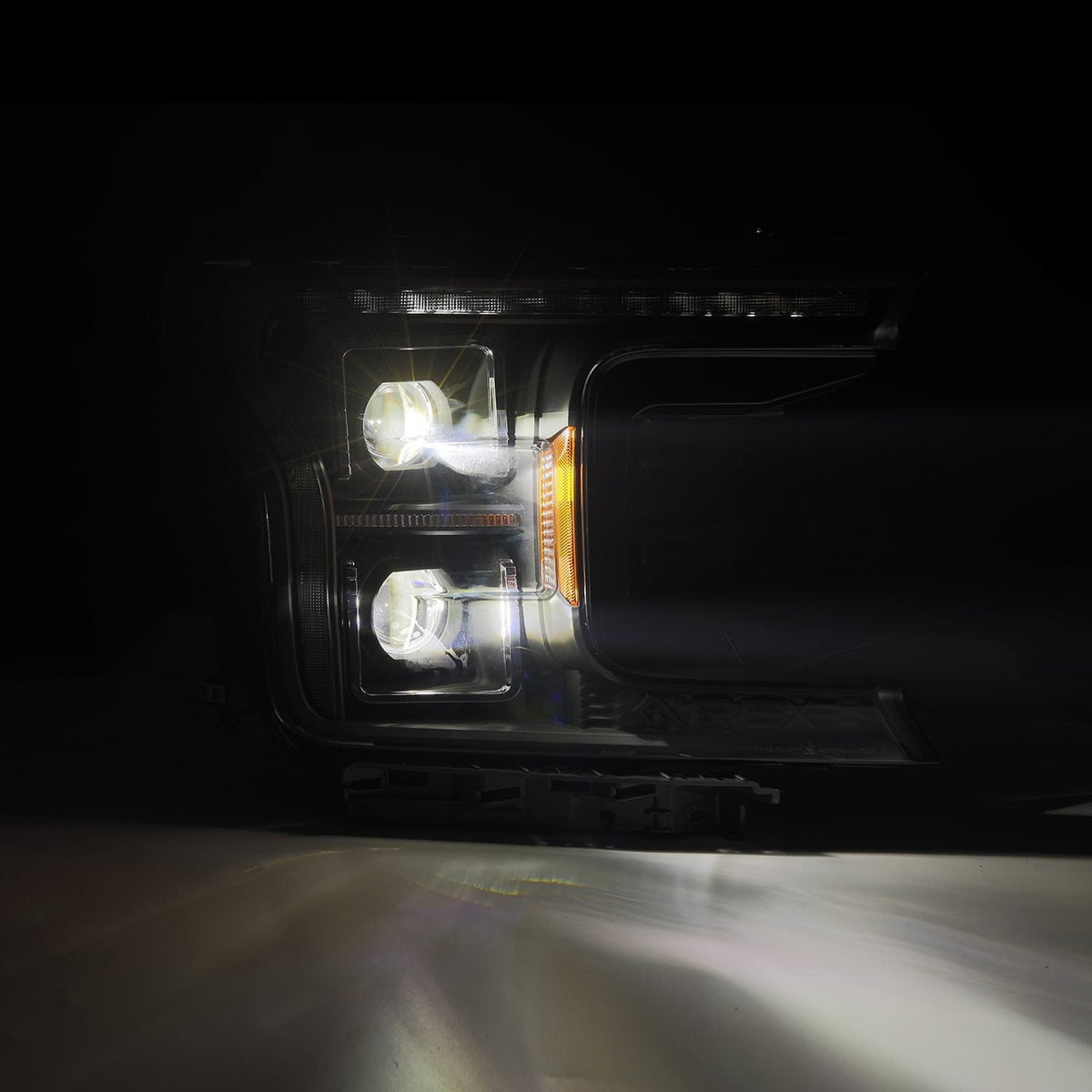 AlphaRex MK II LUXX-Series LED Projector Headlights (14th Gen Style) for Ford F-150 - Black