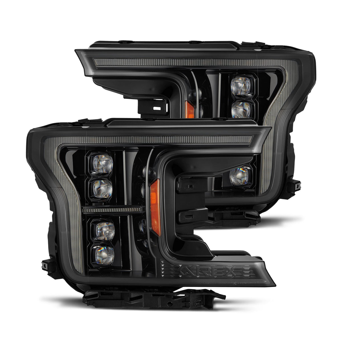AlphaRex MK II NOVA-Series LED Projector Headlights (14th Gen Style) for Ford F-150 - Alpha-Black