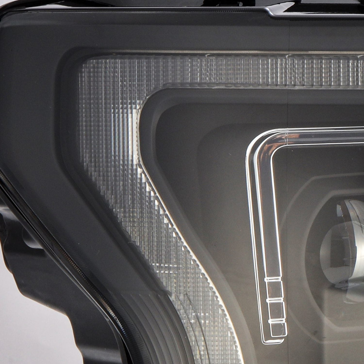 AlphaRex MK II PRO-Series Halogen Projector Headlights (14th Gen Style) for Ford F-150 - Black