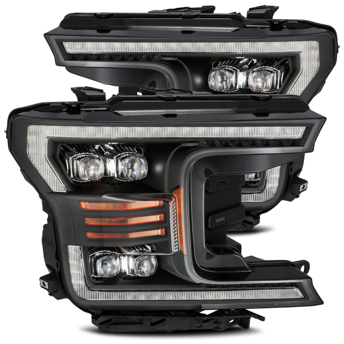 AlphaRex NOVA-Series LED Projector Headlights for Ford F-150 - Black