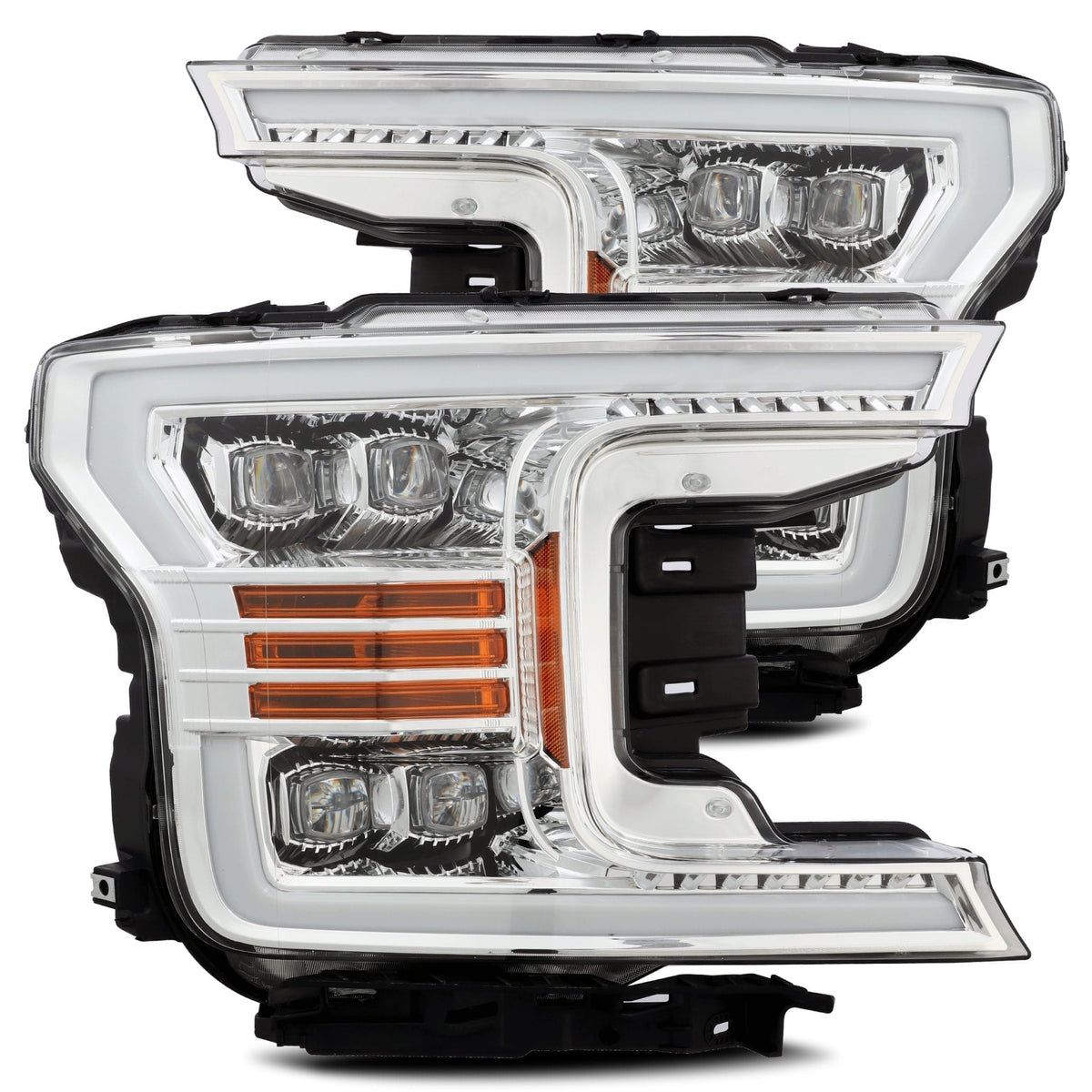 AlphaRex NOVA-Series LED Projector Headlights for Ford F-150 - Chrome
