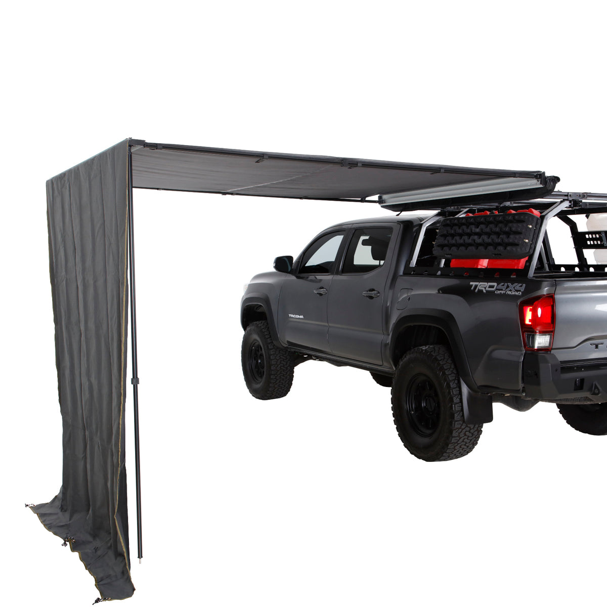 Overland Vehicle Systems shade wall for Nomadic 6.5 ft awning