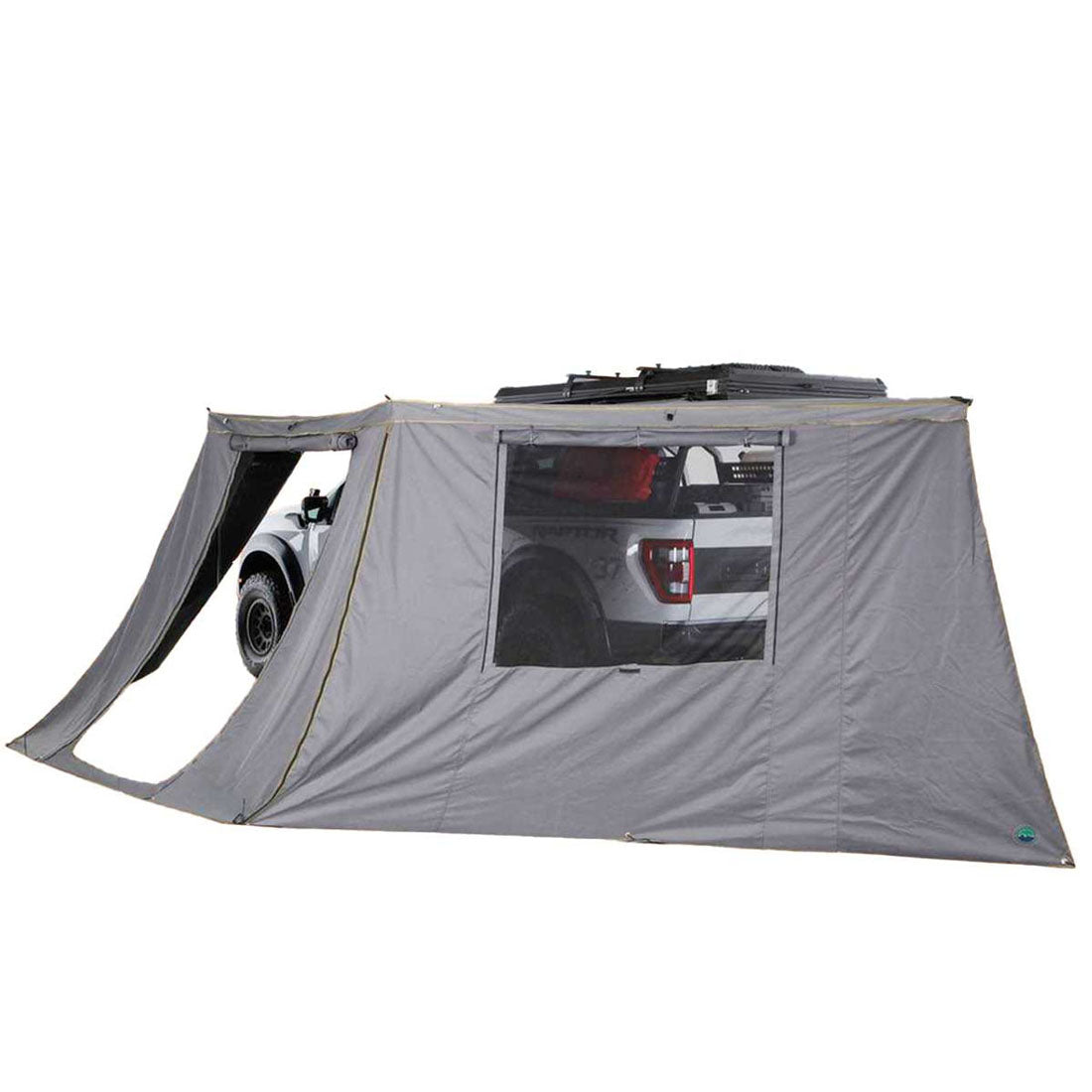 Overland Vehicle Systems HD Nomadic 180 degree awning side wall with window