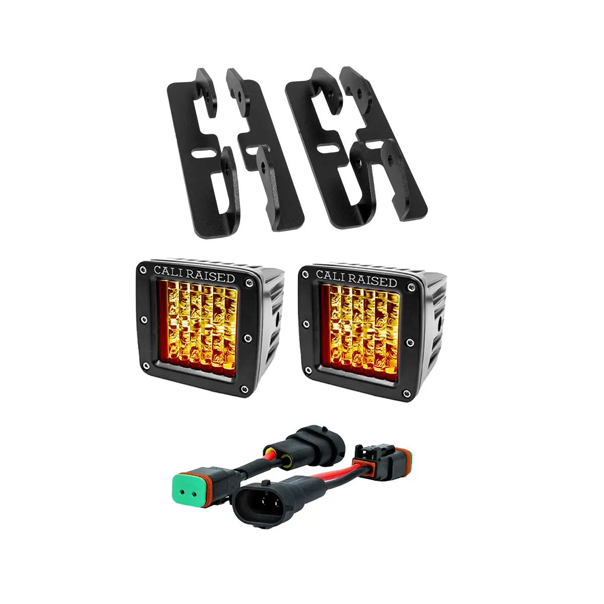 Cali Raised LED fog light pod bracket kit for 2019-2022 Ford Ranger
