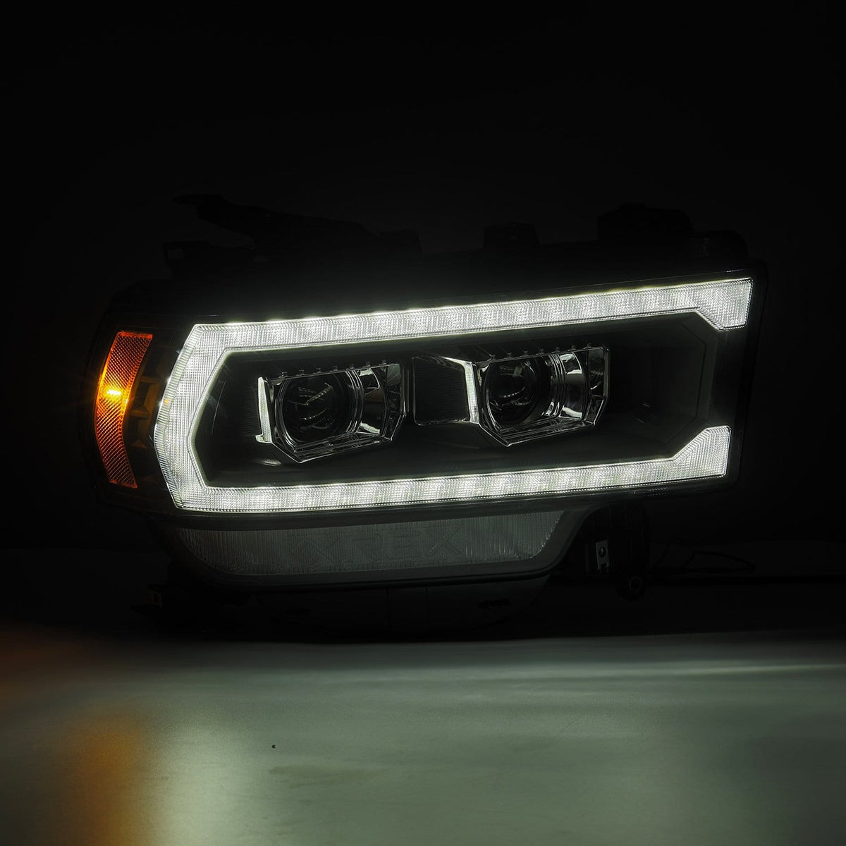 AlphaRex PRO-Series Halogen Projector Headlights for Ram 2500/3500 - Black