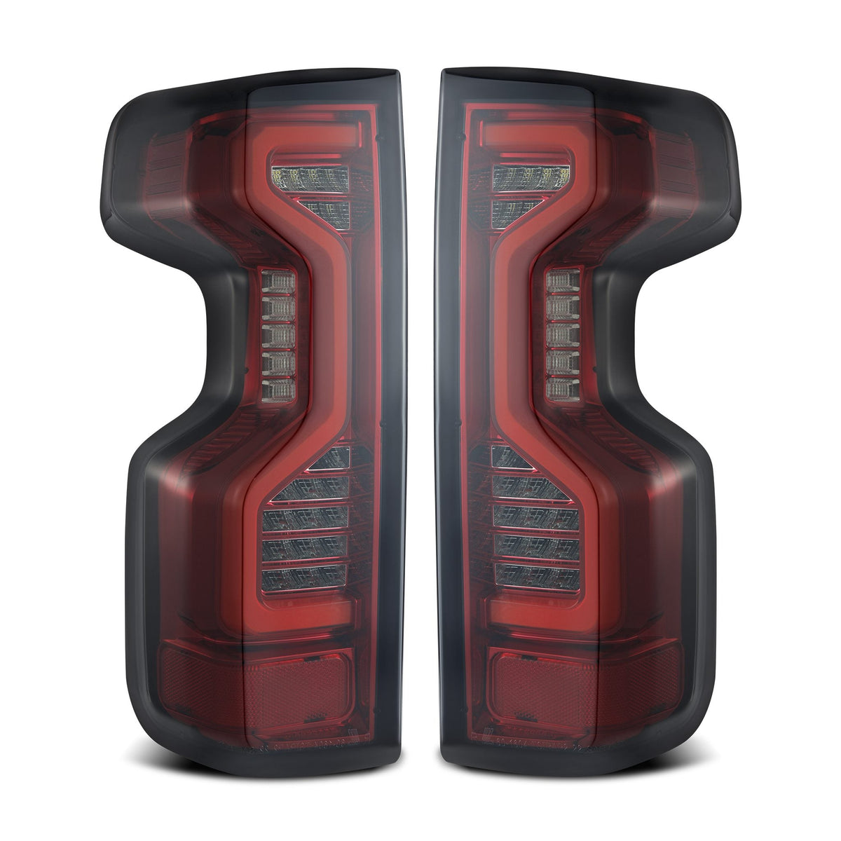 AlphaRex PRO-Series LED Tail Lights for Chevrolet Silverado 1500 / Chevrolet Silverado HD 2500/3500 - Red Smoke