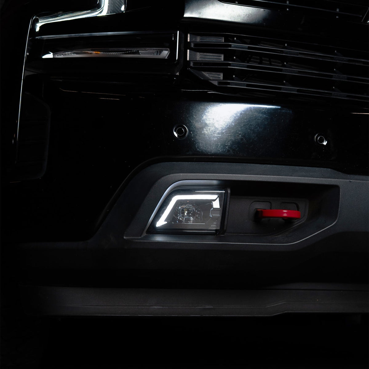 AlphaRex DoubleTap Dual-Color LED Projector Fog Lights for Chevrolet Silverado 1500 / Chevrolet Silverado HD 2500/3500