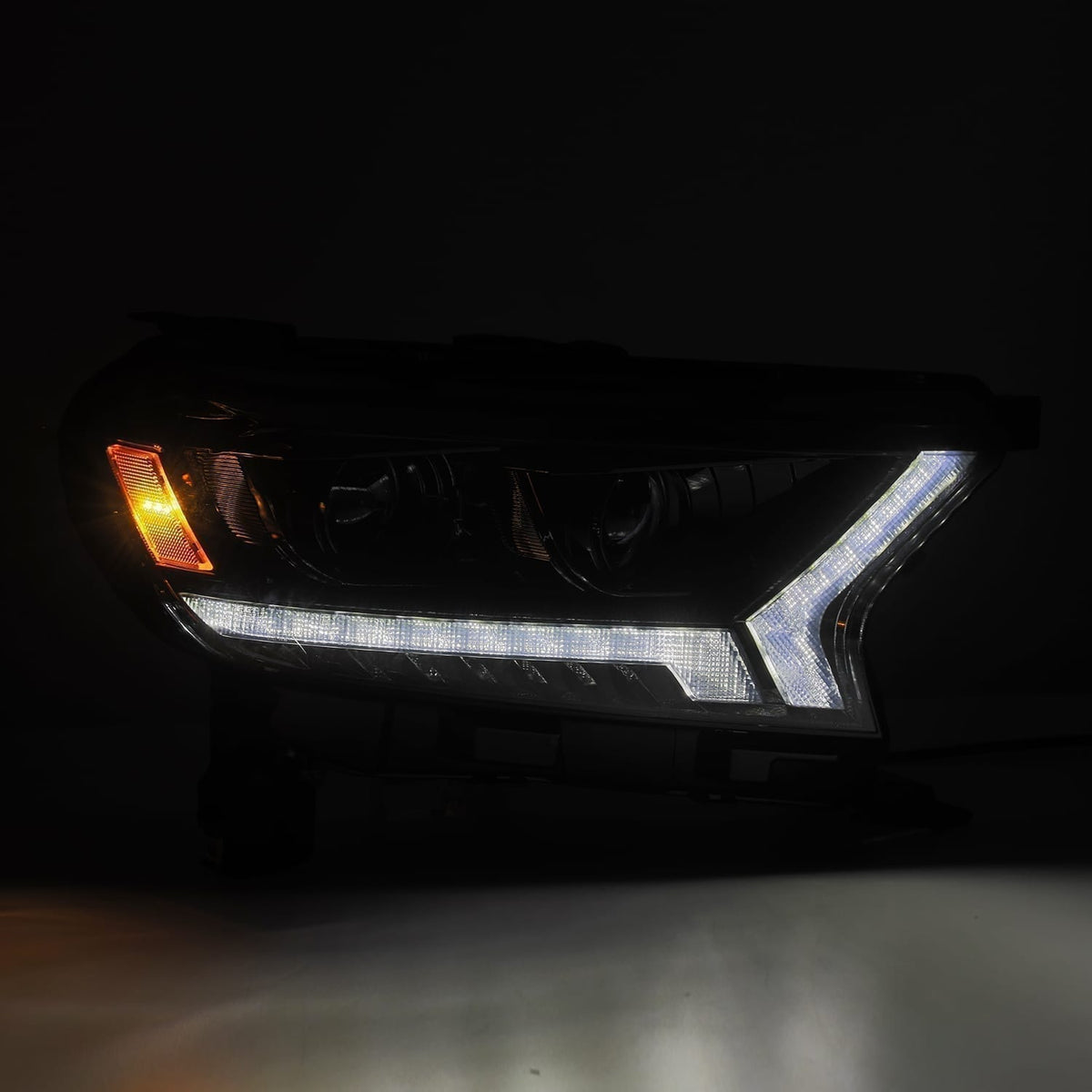 AlphaRex PRO-Series Halogen Projector Headlights for Ford Ranger - Black