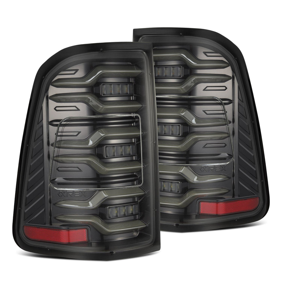 AlphaRex LUXX-Series LED Tail Lights for Ram 1500 - Alpha-Black