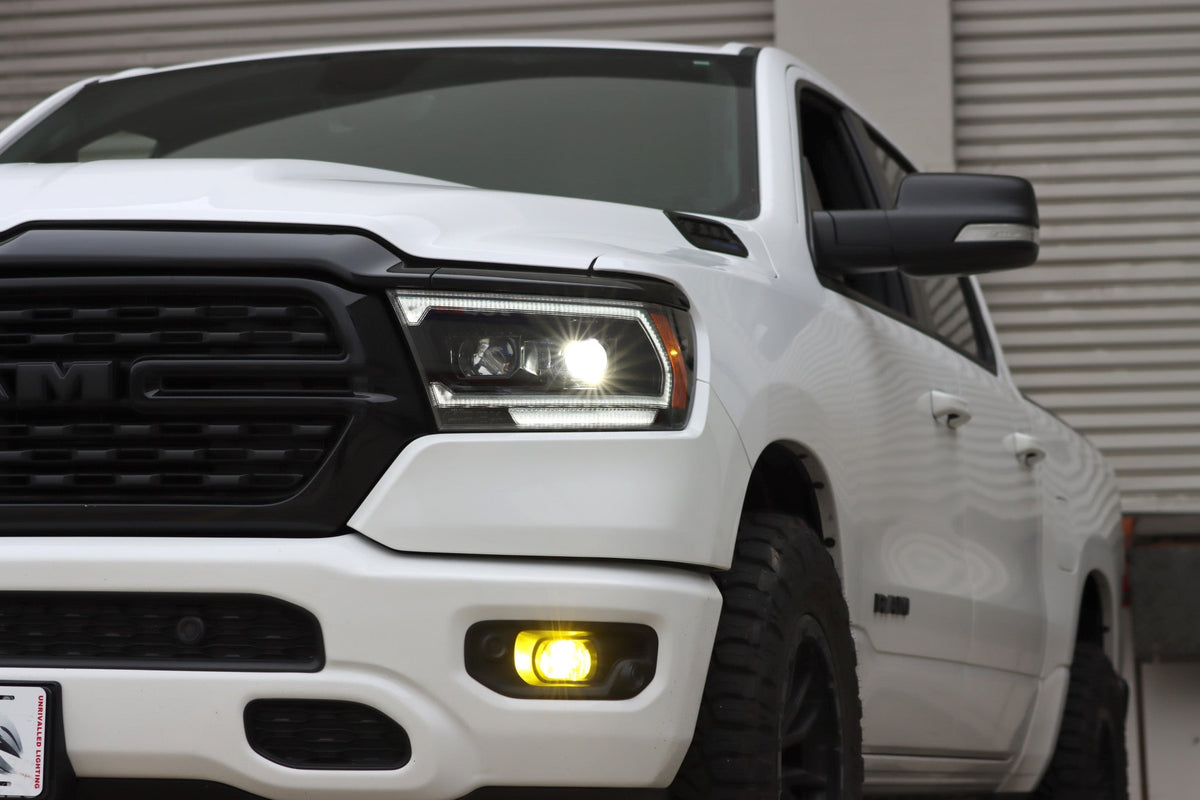 AlphaRex MK II LUXX-Series LED Projector Headlights (2500 Style) for Ram 1500 - Alpha-Black
