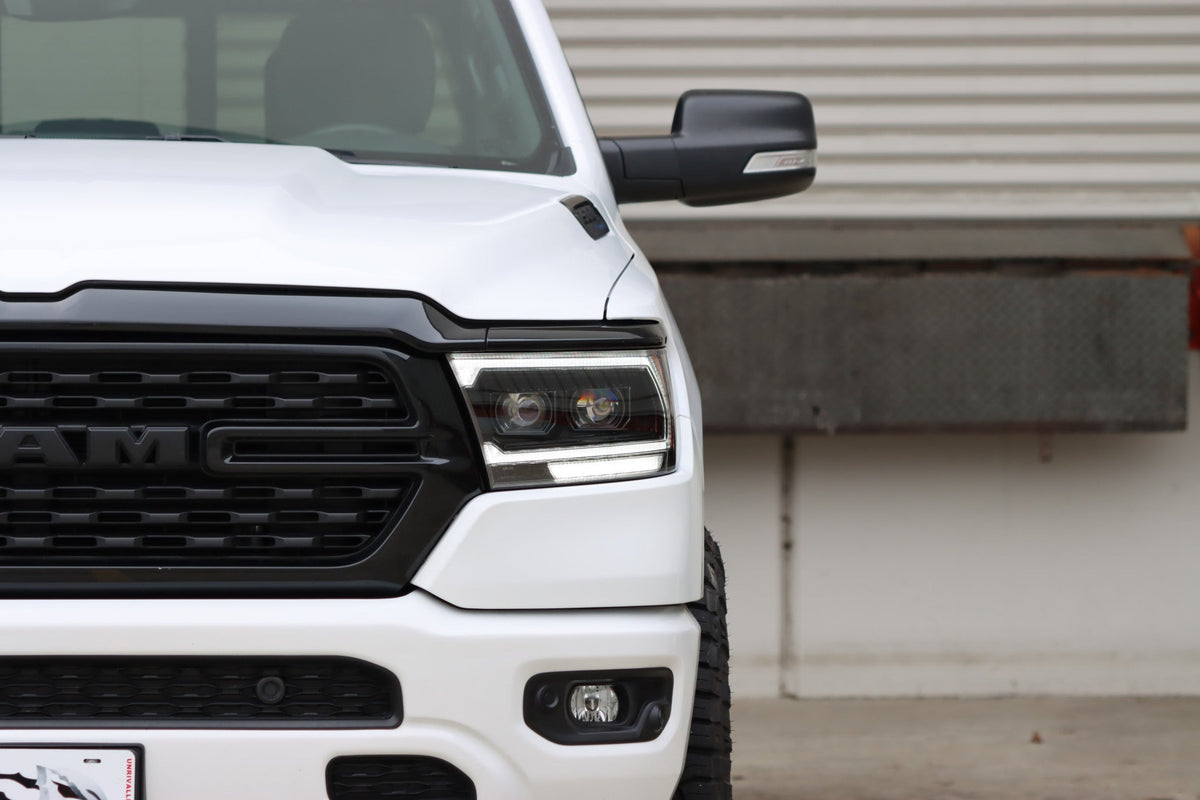 AlphaRex MK II LUXX-Series LED Projector Headlights (2500 Style) for Ram 1500 - Alpha-Black