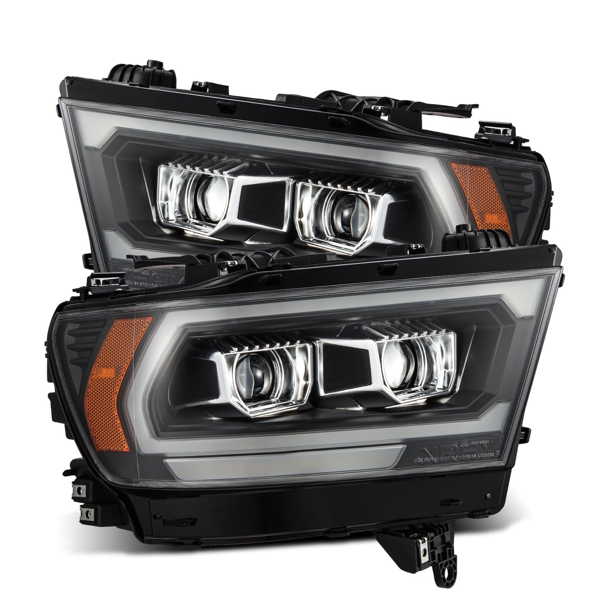 AlphaRex MK II LUXX-Series LED Projector Headlights (2500 Style) for Ram 1500 - Black