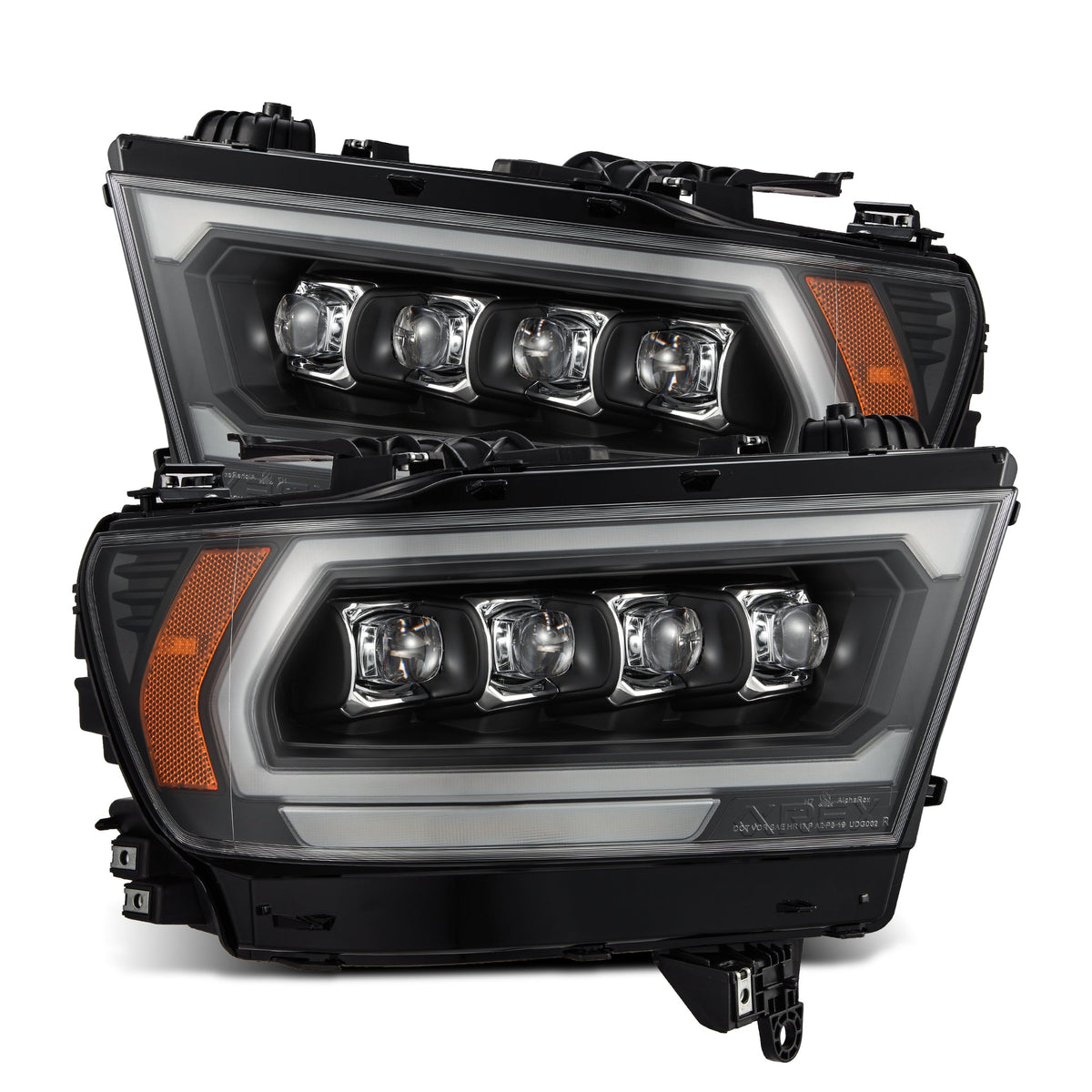 AlphaRex MK II NOVA-Series LED Projector Headlights (2500 Style) for Ram 1500 - Black