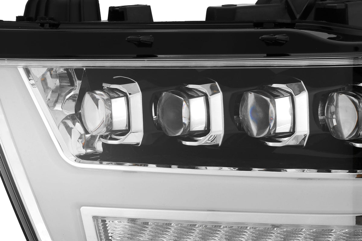 AlphaRex NOVA-Series LED Projector Headlights for Ram 1500 - Chrome