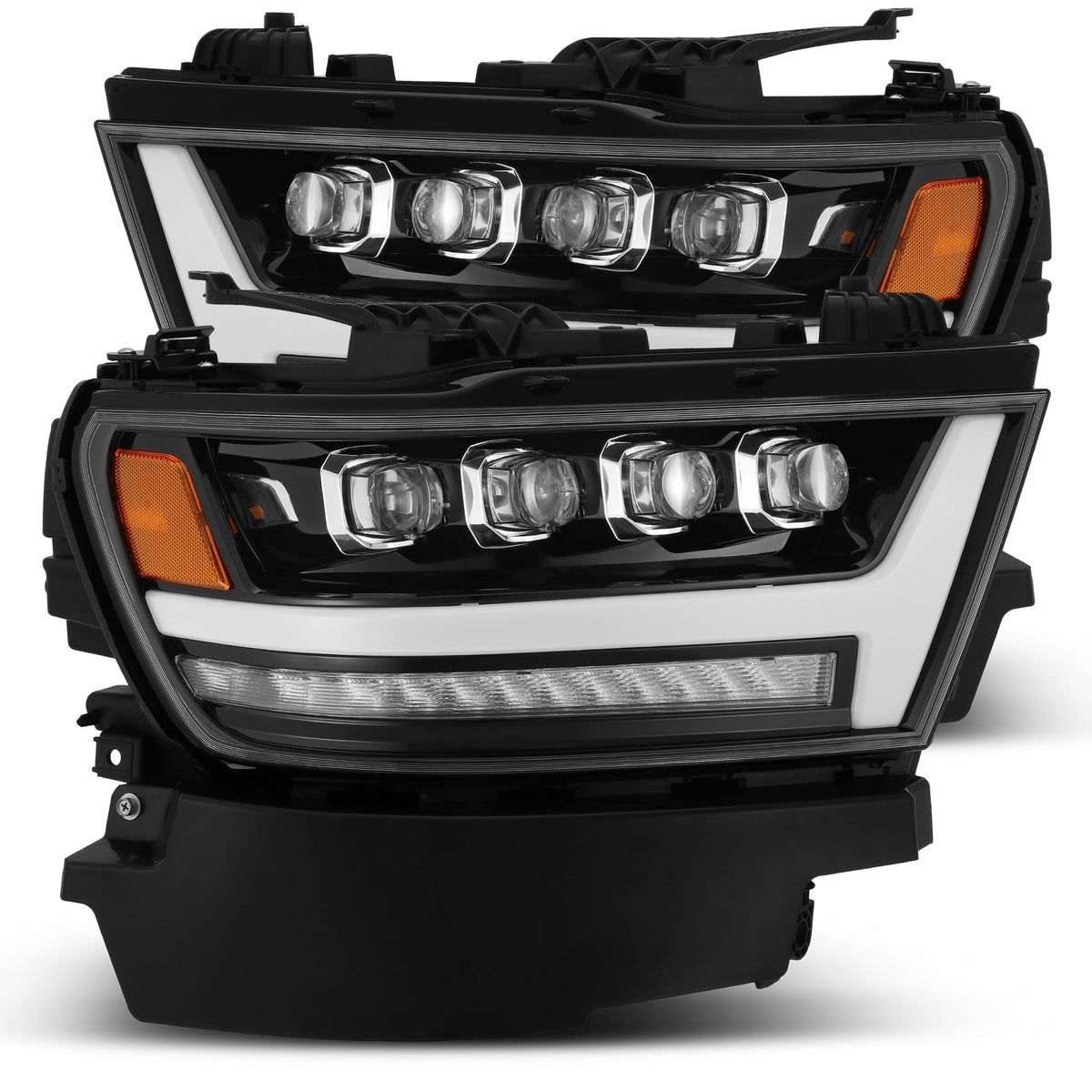 AlphaRex NOVA-Series LED Projector Headlights for Ram 1500 - Jet Black