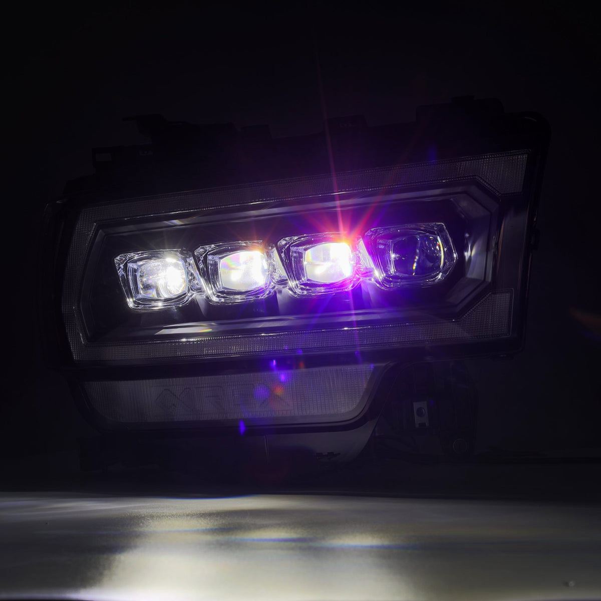AlphaRex NOVA-Series LED Projector Headlights for Ram 2500/3500 - Black