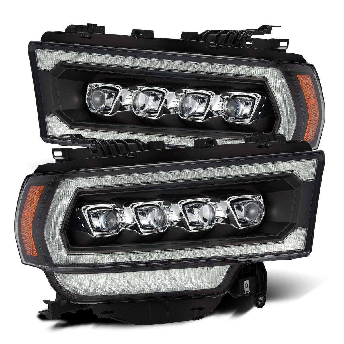 AlphaRex NOVA-Series LED Projector Headlights for Ram 2500/3500 - Black