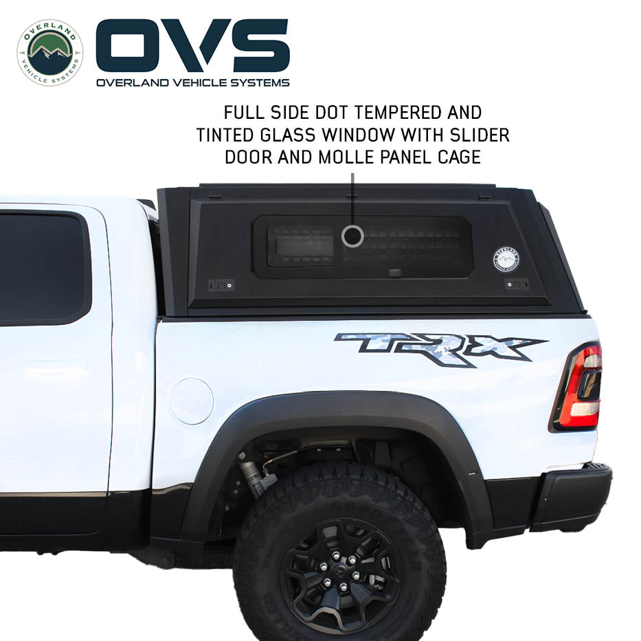 OVS Expedition PRO+ truck cap with full windows for 2019-2027 RAM 1500 - view 3