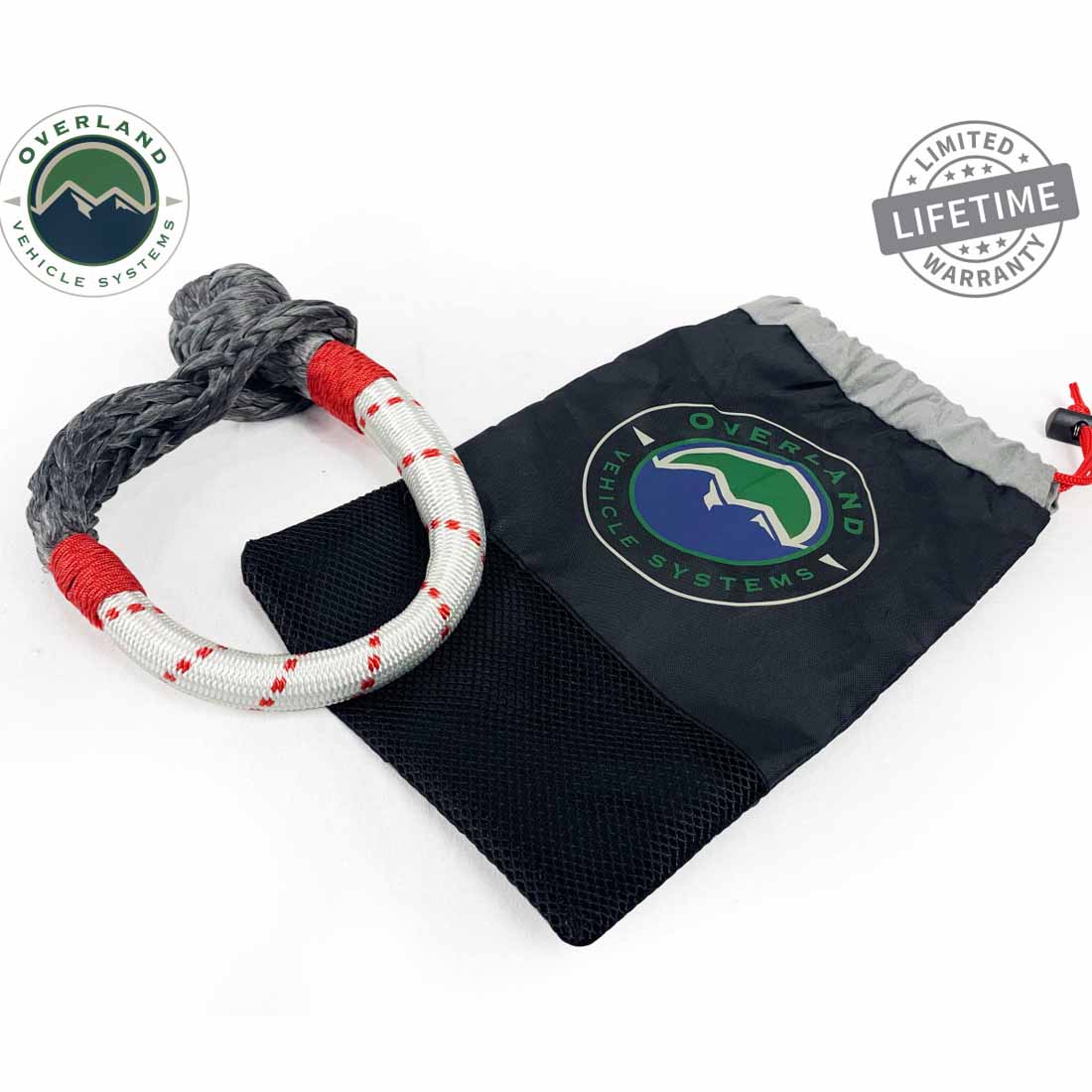 Overland Vehicle Systems 7/16 inch soft shackle and 4 inch recovery ring combo kit - view 3
