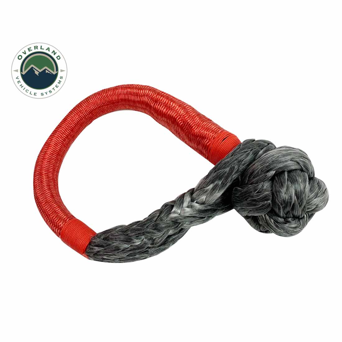 Overland Vehicle Systems 5/8 inch soft shackle and 6.25 inch black recovery ring combo kit - view 2