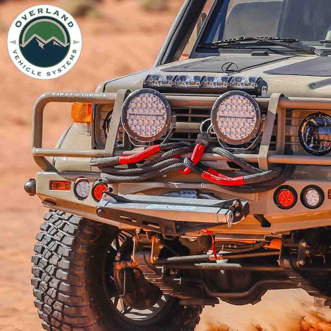 Overland Vehicle Systems Brute kinetic recovery rope 1 inch x 30 foot with storage bag - view 9