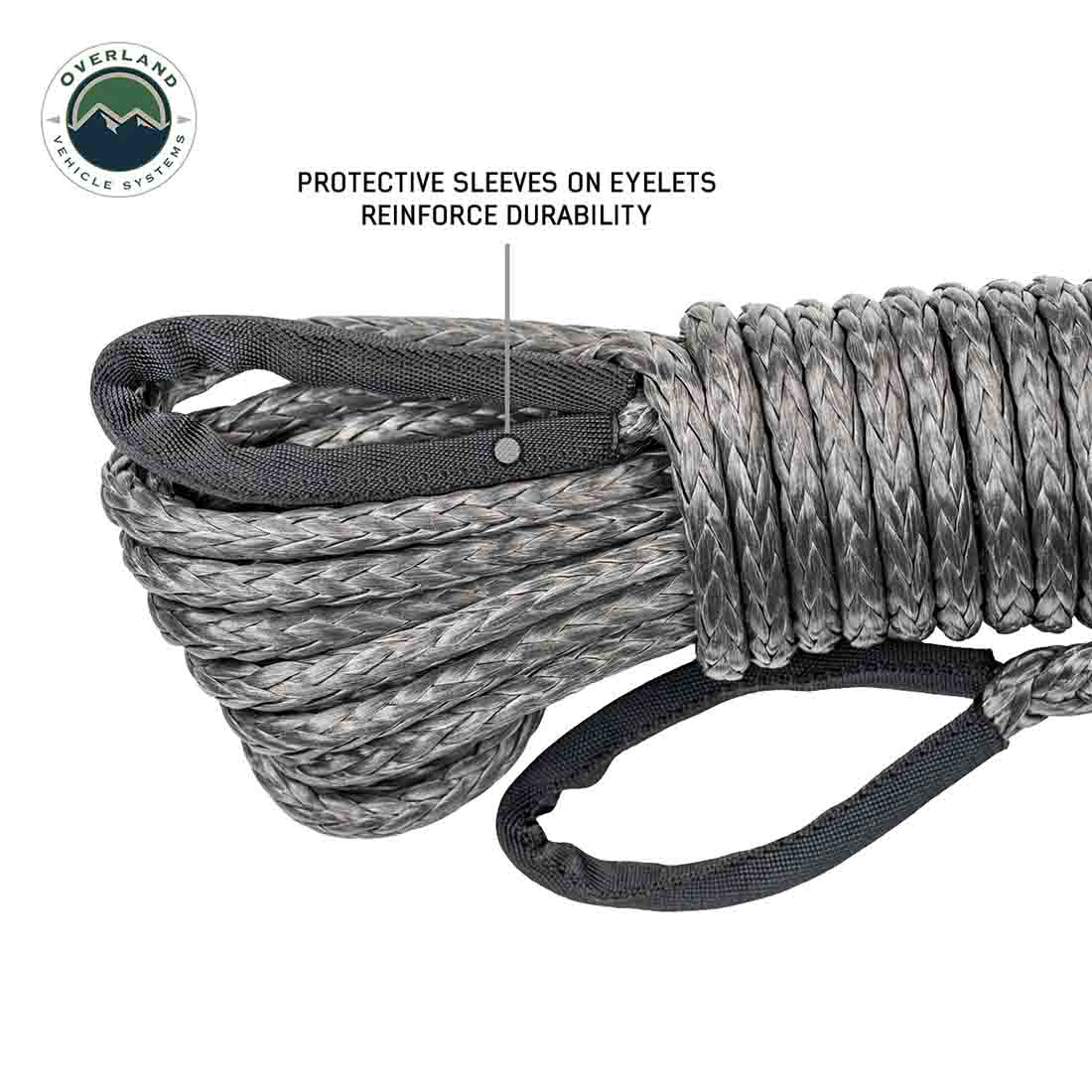 Overland Vehicle Systems Brute 3/8 in x 50 ft recovery winch line extension - view 2