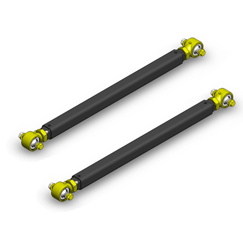 Pair of adjustable heavy-duty control arms for off-road vehicle suspension