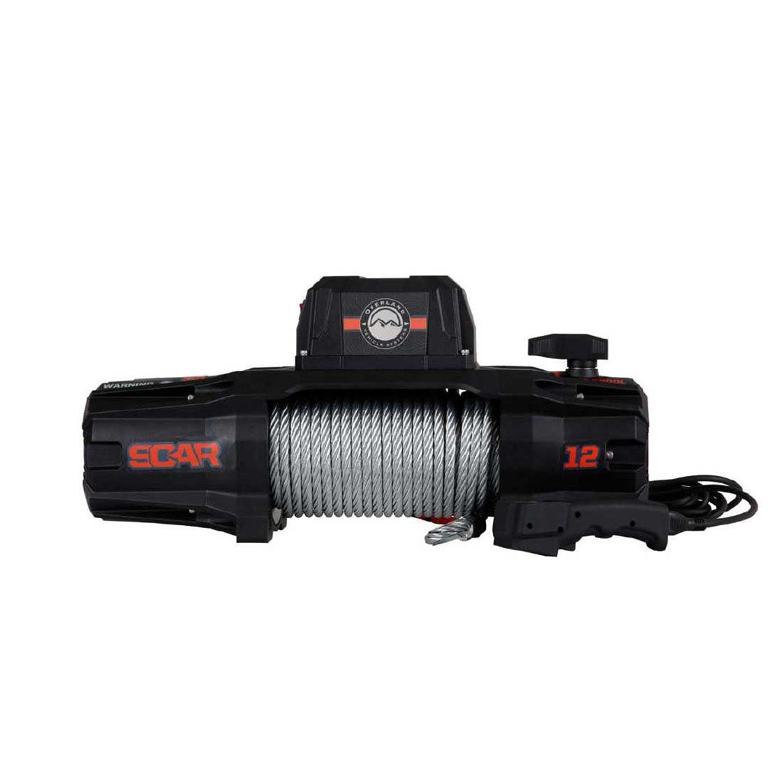Overland Vehicle Systems SCAR 12 12,000 lb steel cable winch - view 2