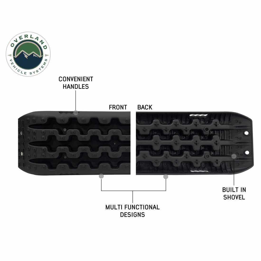 Overland Vehicle Systems recovery ramp with pull strap and storage bag - view 6
