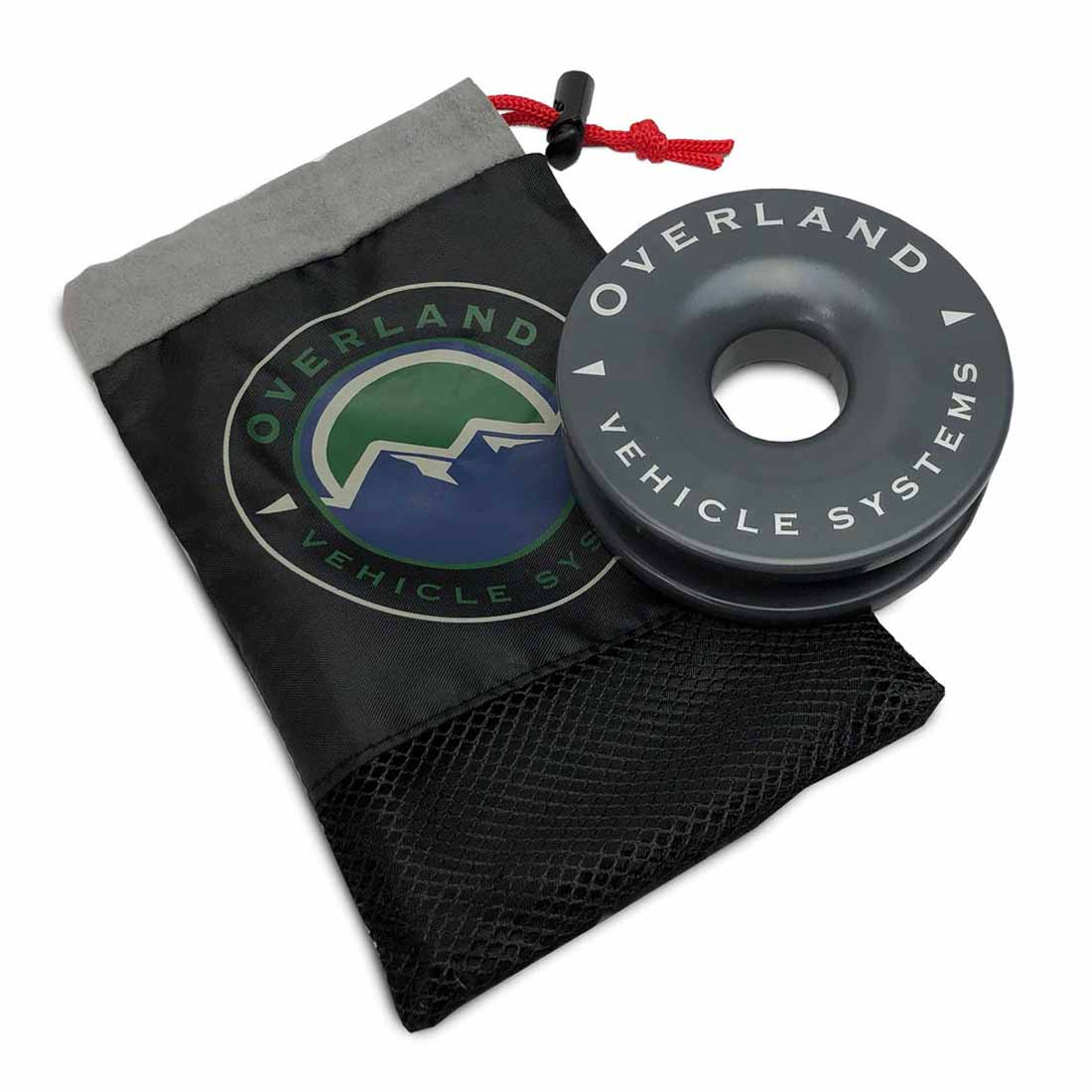 Overland Vehicle Systems 4 inch recovery ring with storage bag