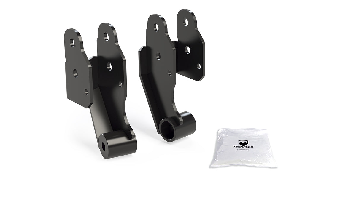 TeraFlex JT: Extended-Travel Axle Bracket Kit - Rear Upper Control Arms (1"+ Rear Lift)