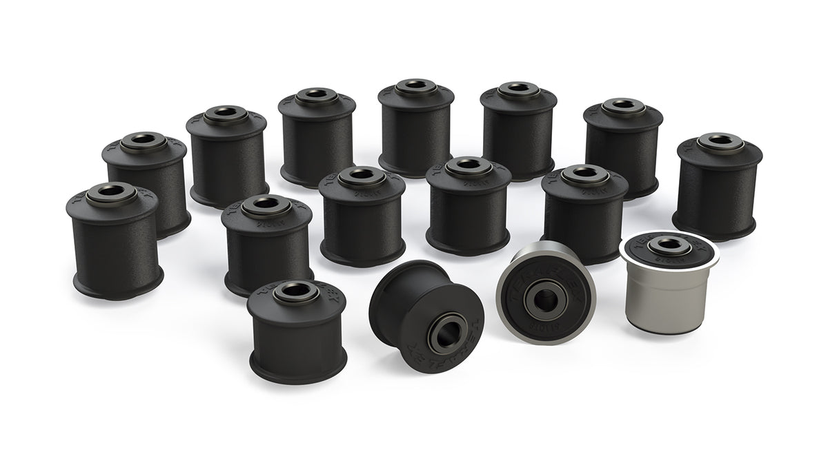 TeraFlex IR Bushing Replacement Kit - 8 Long Control Arms for 2007-2018 Jeep Wrangler JK