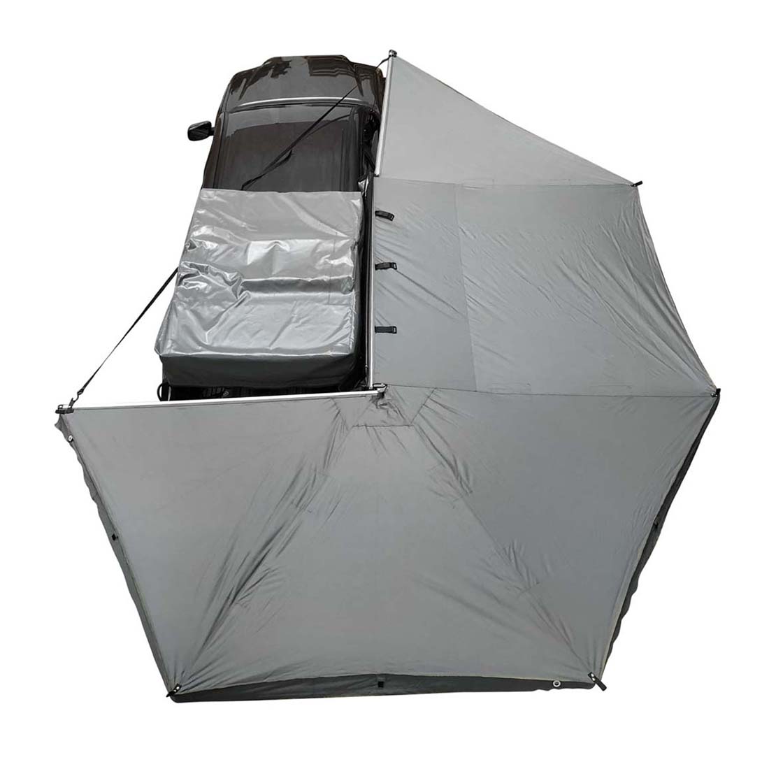 Overland Vehicle Systems HD Nomadic 270 awning with walls 1, 2 and 3, passenger side