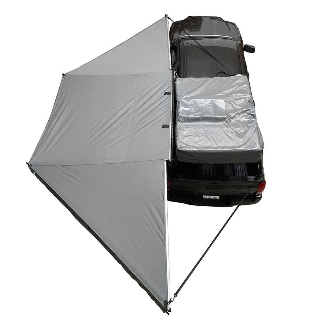 Overland Vehicle Systems HD Nomadic 180 degree awning in dark grey